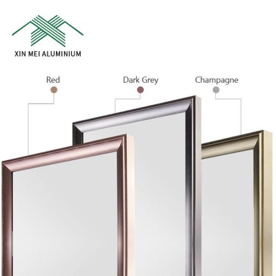 Safety Aluminum 6Mm Stained Grey Antique Clear Mirror For Sliding Wardrobe Doors