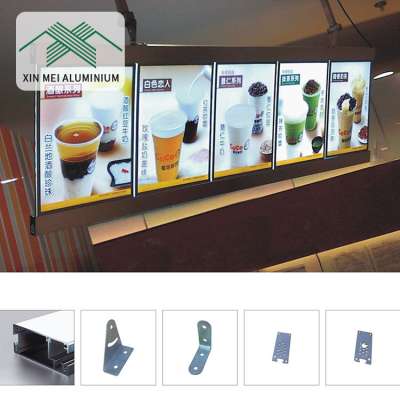 China Manufacturer Light Box Accessories Led Aluminium Extrusion Profiles